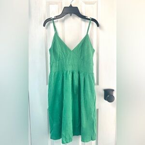 Cute Green Spaghetti Strap Summer Dress